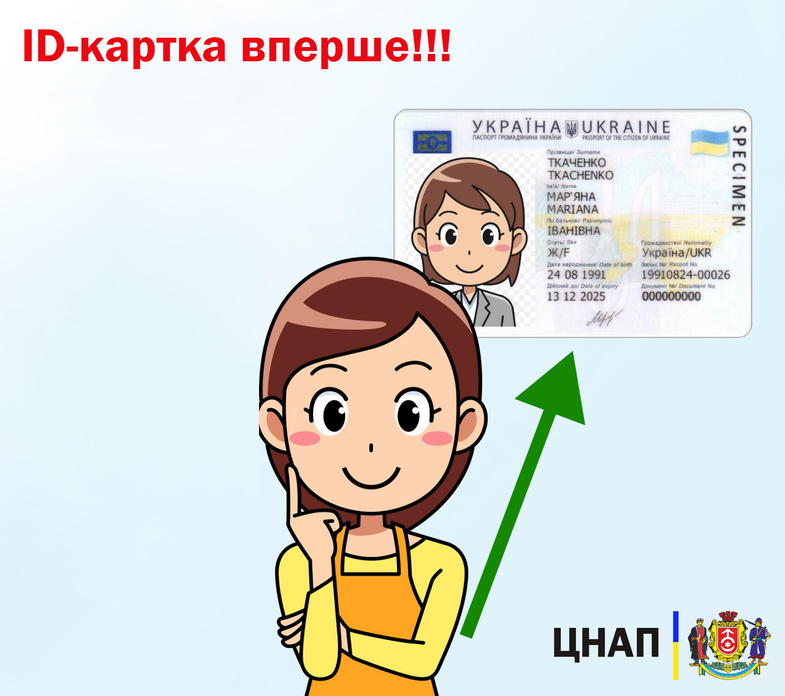 ID картка вперше